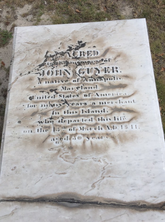 John GUYER, citoyen Américain d&rsquo;Annapolis