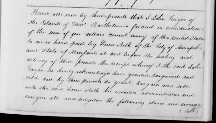 Bill of sale first page photo