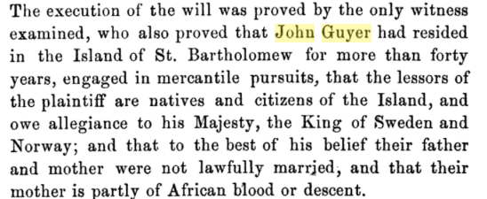 GUYER fils suedois et metisses