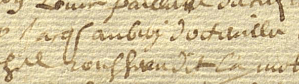 AUBIN Jacques d'Octeville 2eme page 19eme ligne en partant du bas