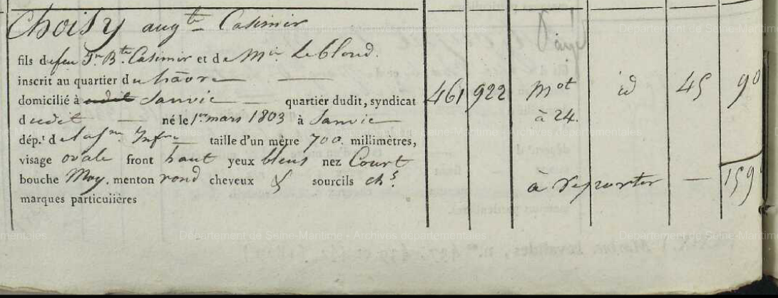 CHOISY Auguste Casimir 1833-1834 commerce page 2