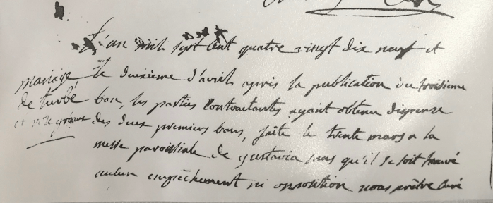 TURBE Joseph GREAU mariage page 1