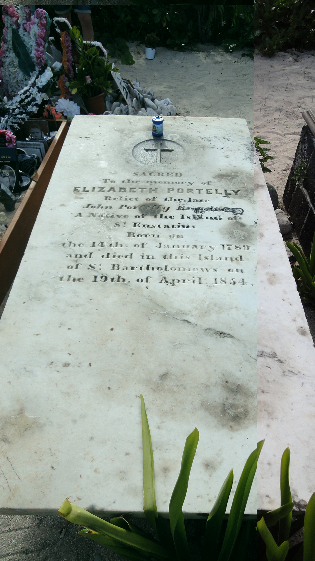 PORTELLY (WARNER) Elizabeth tombe Lorient