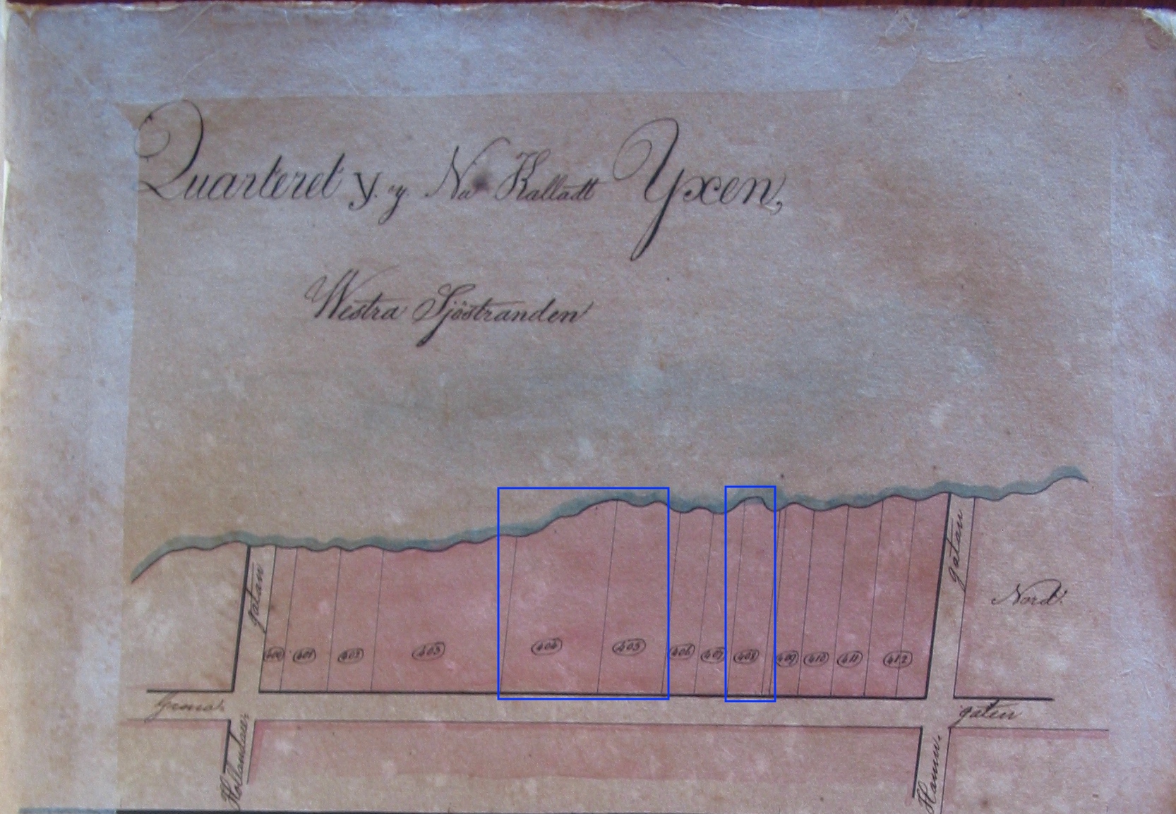 PORTELLY - YXEN - LOTS 404 405 408