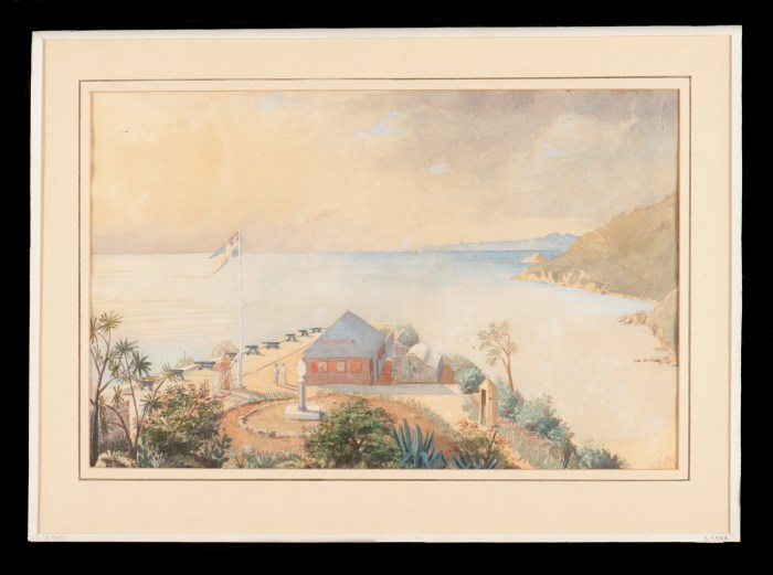 La milice du vent de l’ile en 1818