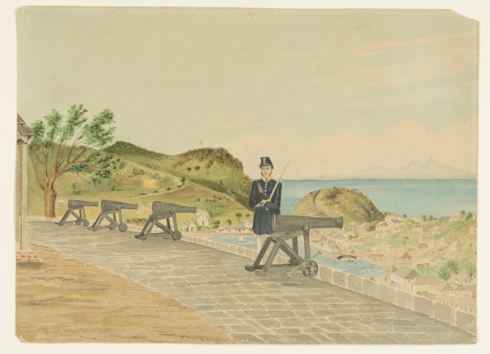 The town’s militias in 1809