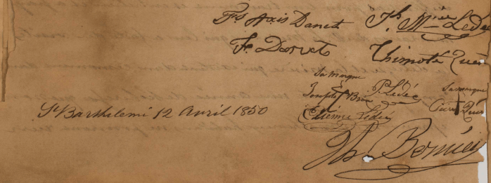 Misère et variole chez des personnes étant &laquo;&nbsp;de la portion de la population des émancipés&nbsp;&raquo;, 1850