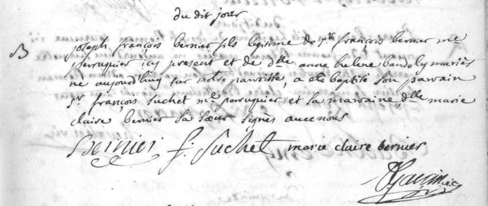 Qui était Joseph François Bernier&nbsp;?