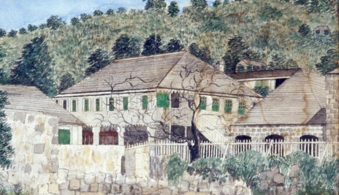 Daniel Öström et sa maison à Gustavia